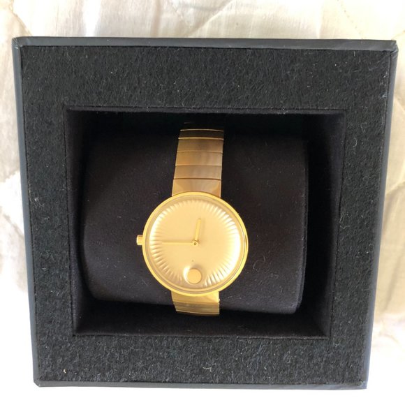 Movado Edge Gold Watch Yves Bahr Design